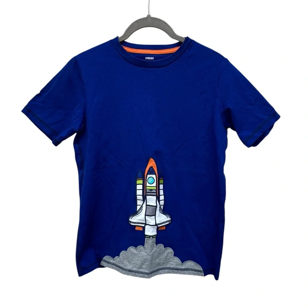 Gymboree Blue Rocket T-Shirt size 12